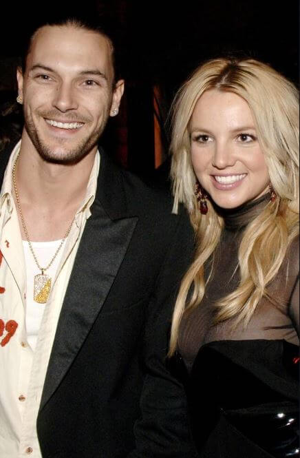 Jason Allen Alexander's ex-wife, Britney Spears, with her ex-husband, Kevin Federline.